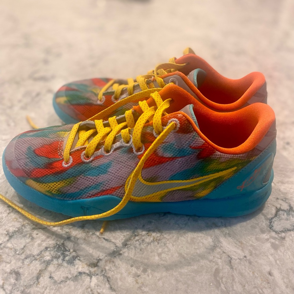 Nike Kobe 8 Venice Beach Kids Shoes Size 2.5Y Sneakers